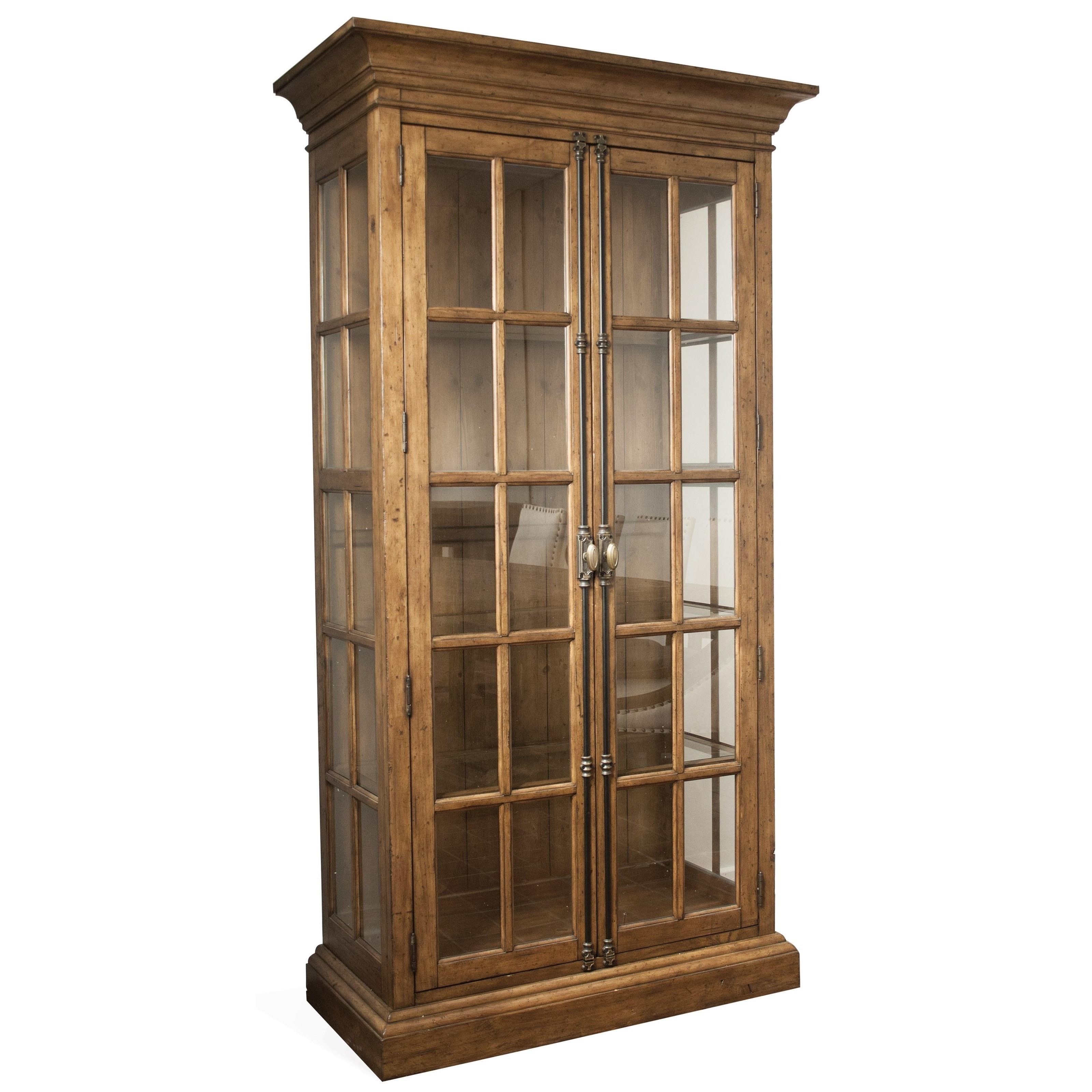 Barnwood cheap curio cabinet